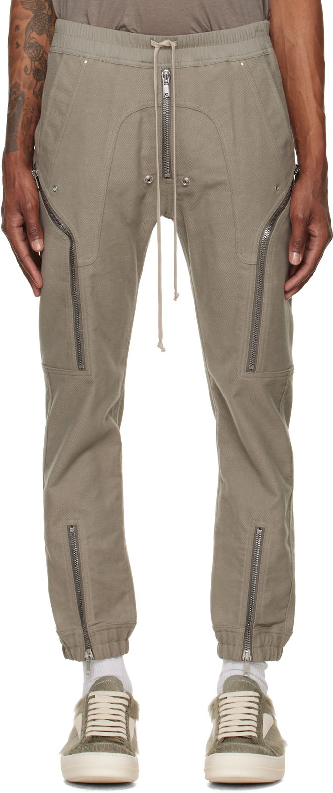 Gray Tower Heizer Cargo Pants 262232M188006
