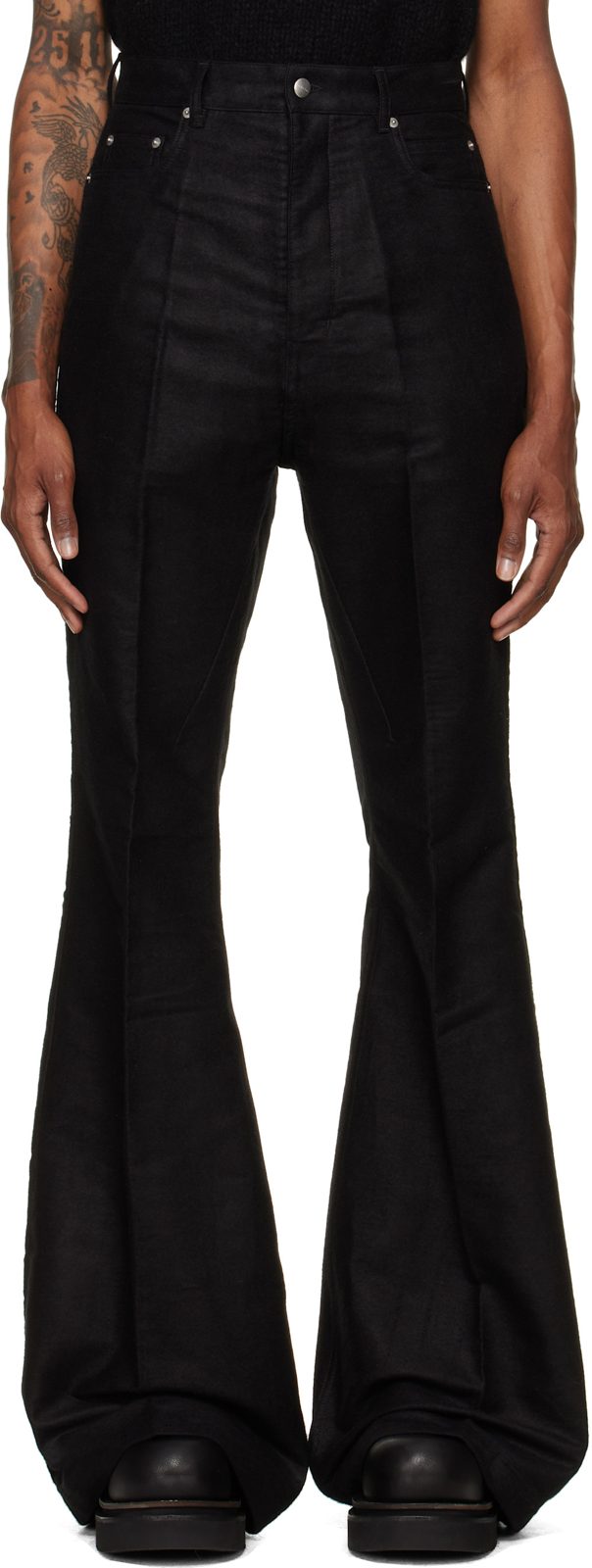 Black Tower Bolan Bootcut Trousers 262232M186015