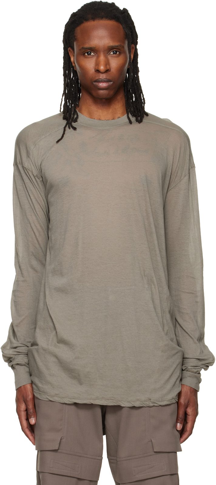 Gray Tower Rick S Jumbo L/S T-shirt 262232M213078