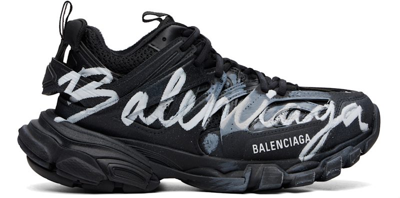 Black Track Signature Sneakers 262342M237014
