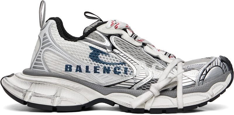 Gray 3XL Split Logo Sneakers 261342M237005
