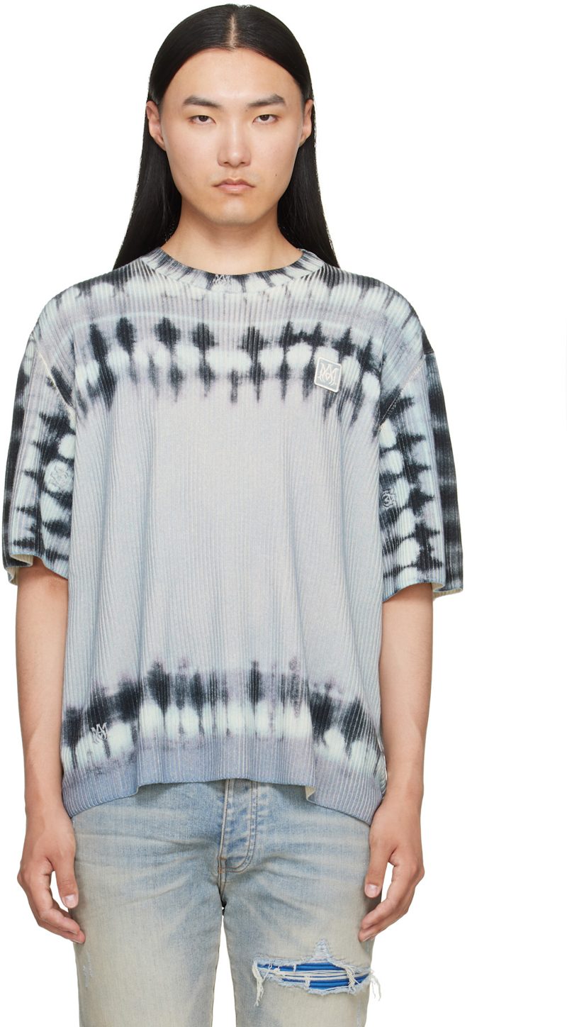 Blue MA Tie Dye T-shirt 262886M213049