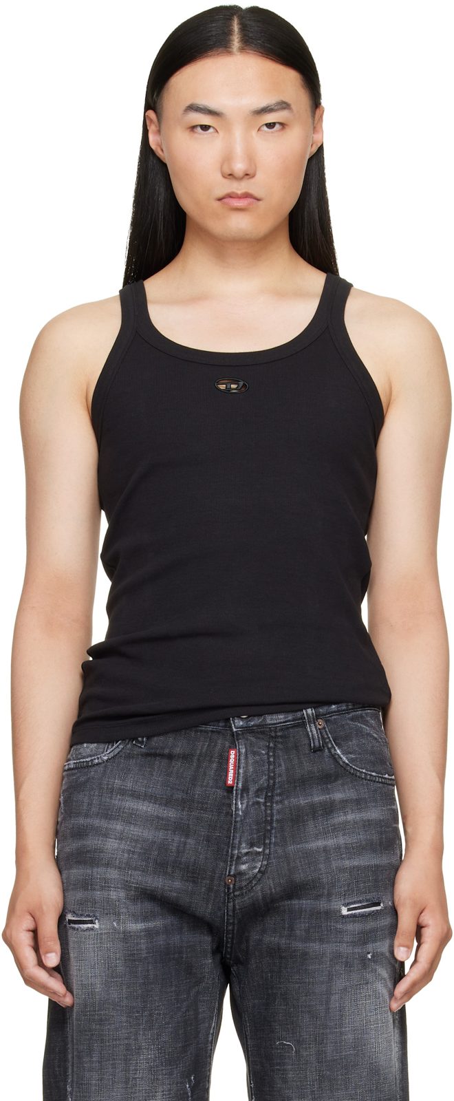 Black T-Wife-Dco Tank Top 262001M214004