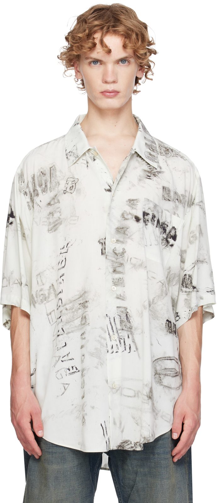 오프화이트 S/S Minimal Shirt 261342M192002