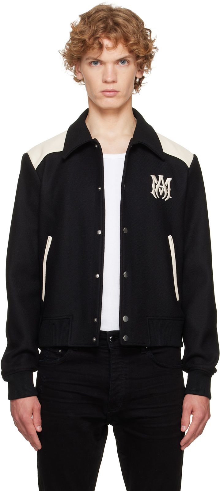 Black & [오프화이트] MA Band Jacket 262886M175000