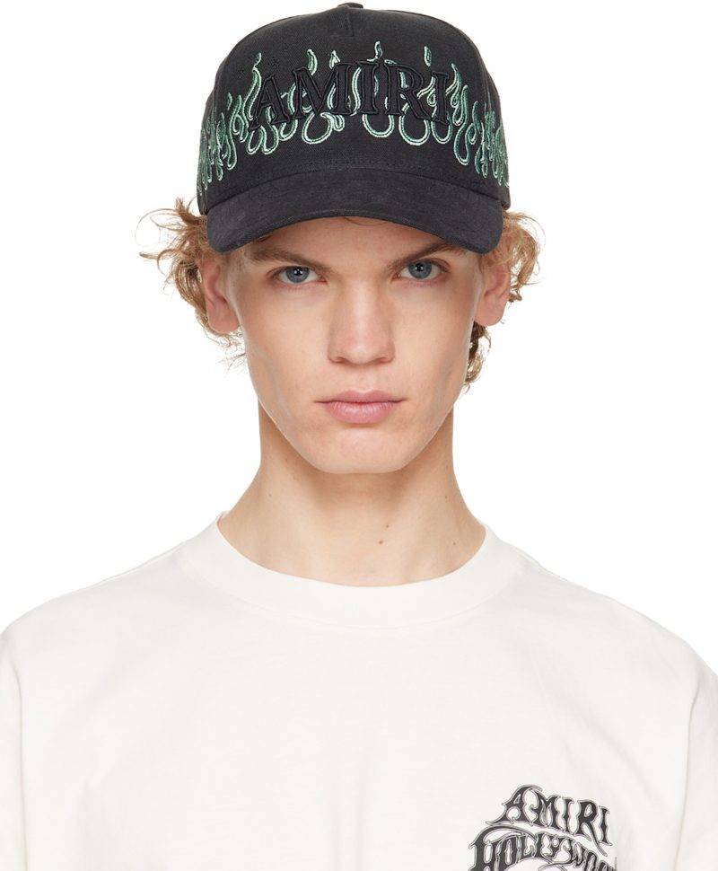 Black Flames Baseball Cap 262886M139010