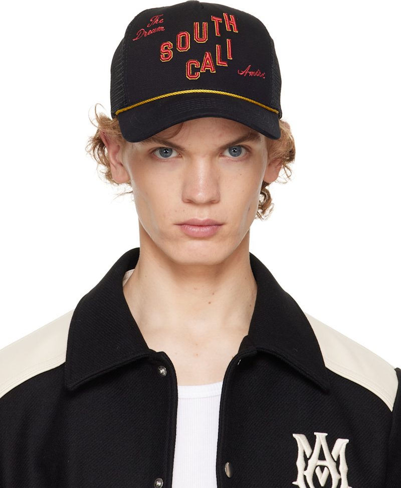 Black South Cali Trucker Cap 262886M139009
