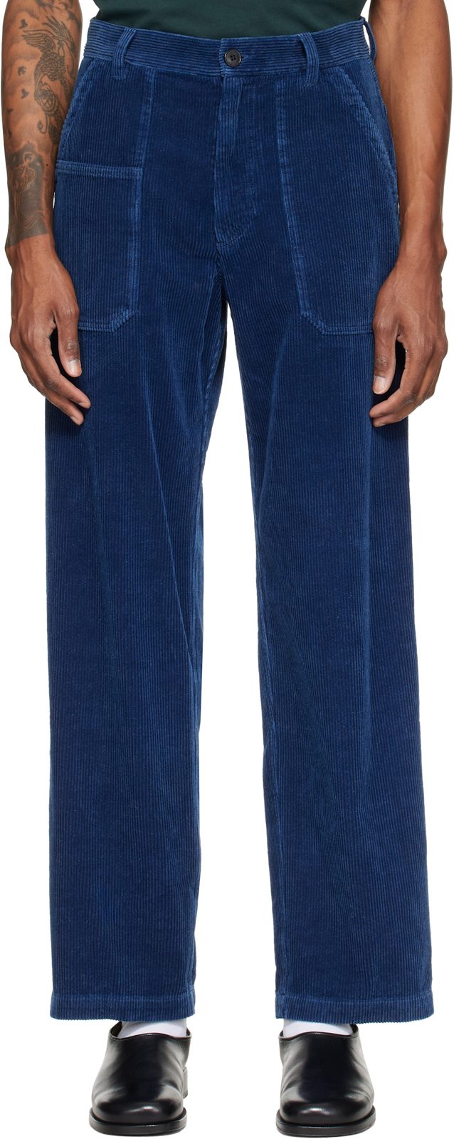 Blue Ablov Trousers 262600M191001