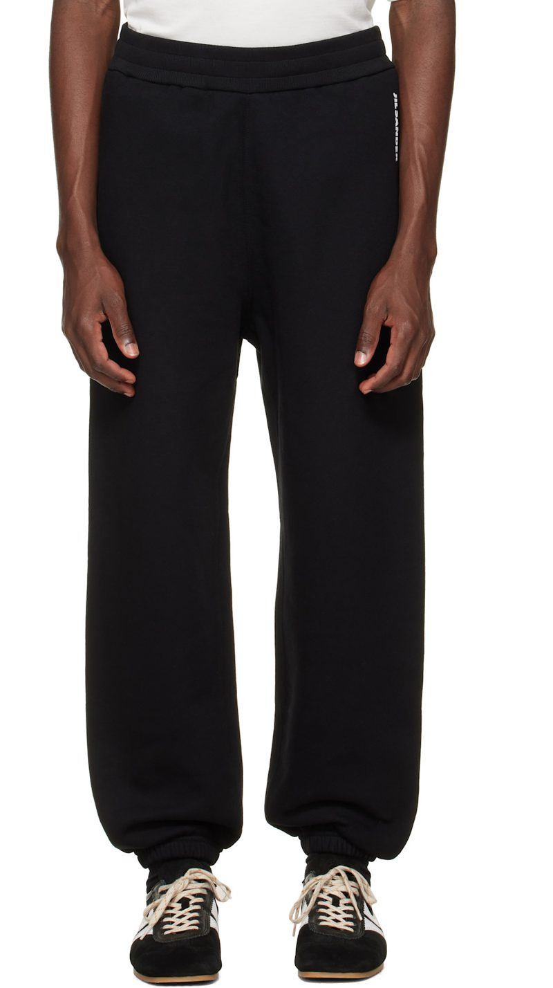 Black Cotton Sweatpants 262249M190001