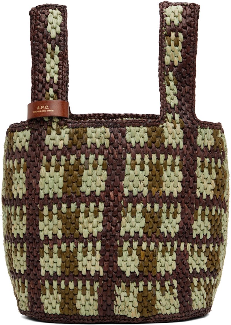 Brown & Green Pecan Bag 262252F046001