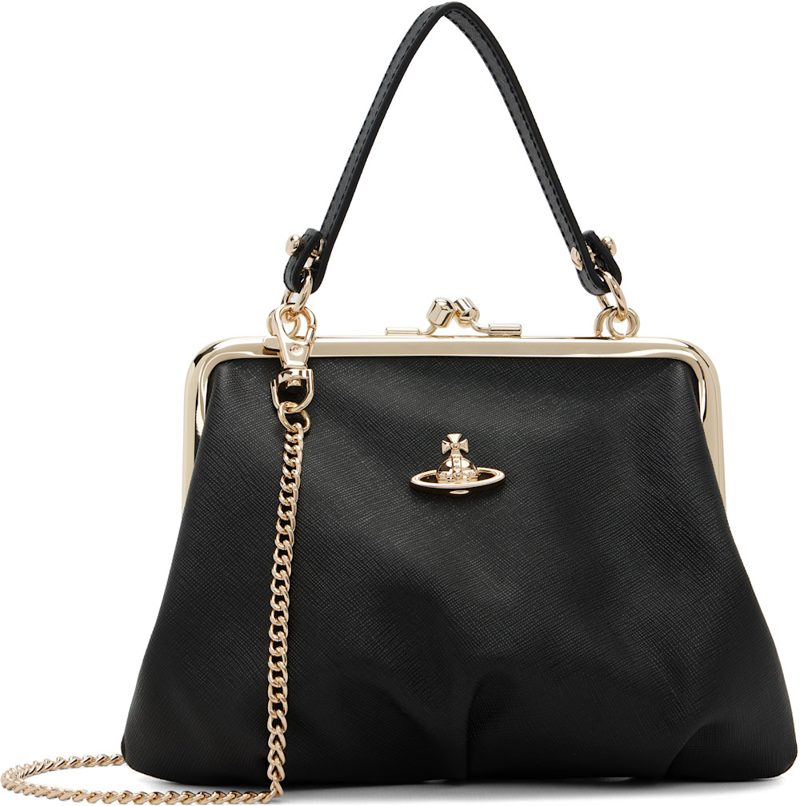 Black Granny Frame Bag 262314F046017