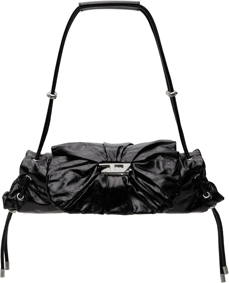 Black Scrunch-D-Small Shoulder Bag 262001F048014