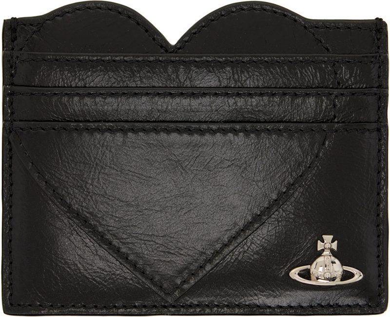 Black Heart Card Holder 262314M163088