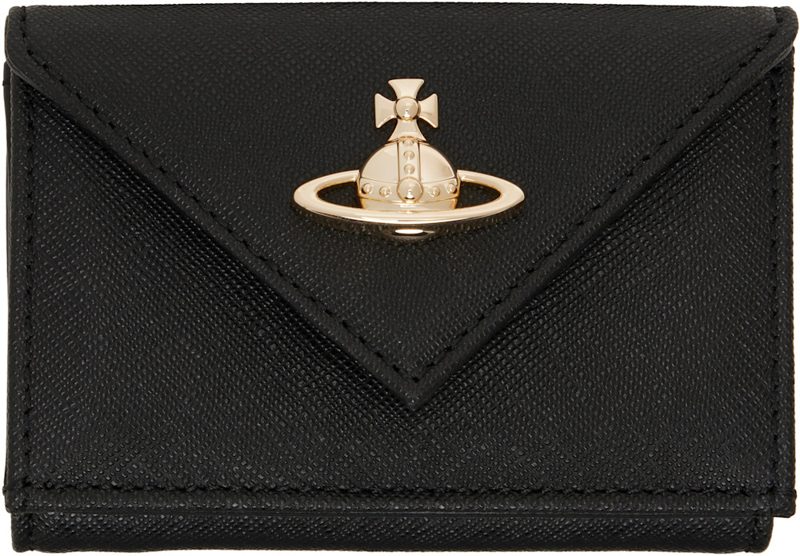 Black Envelope Billfold Wallet 262314M164027