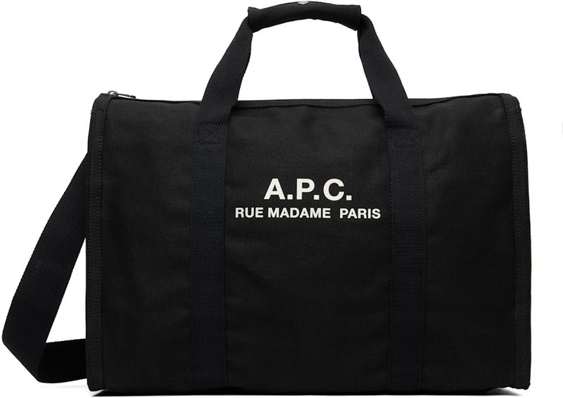 Black Recuperation Gym Weekender Bag 262252M169002