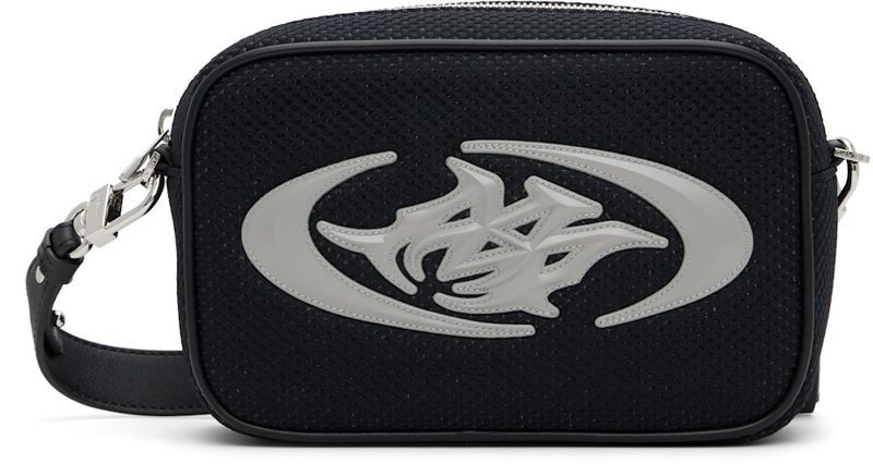 Black Sporty Camera Bag 262886M170004