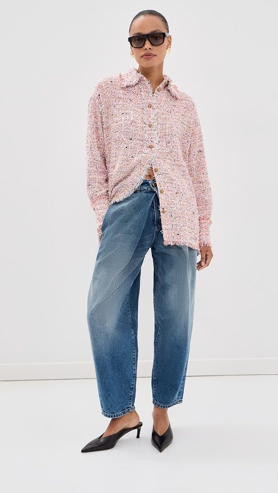 Light Tweed Overshirt_Multicolore