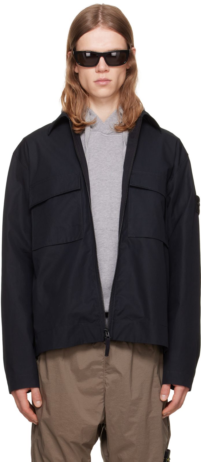 Black 1200018 All-Weather Cotton Canvas Jacket 262828M192018