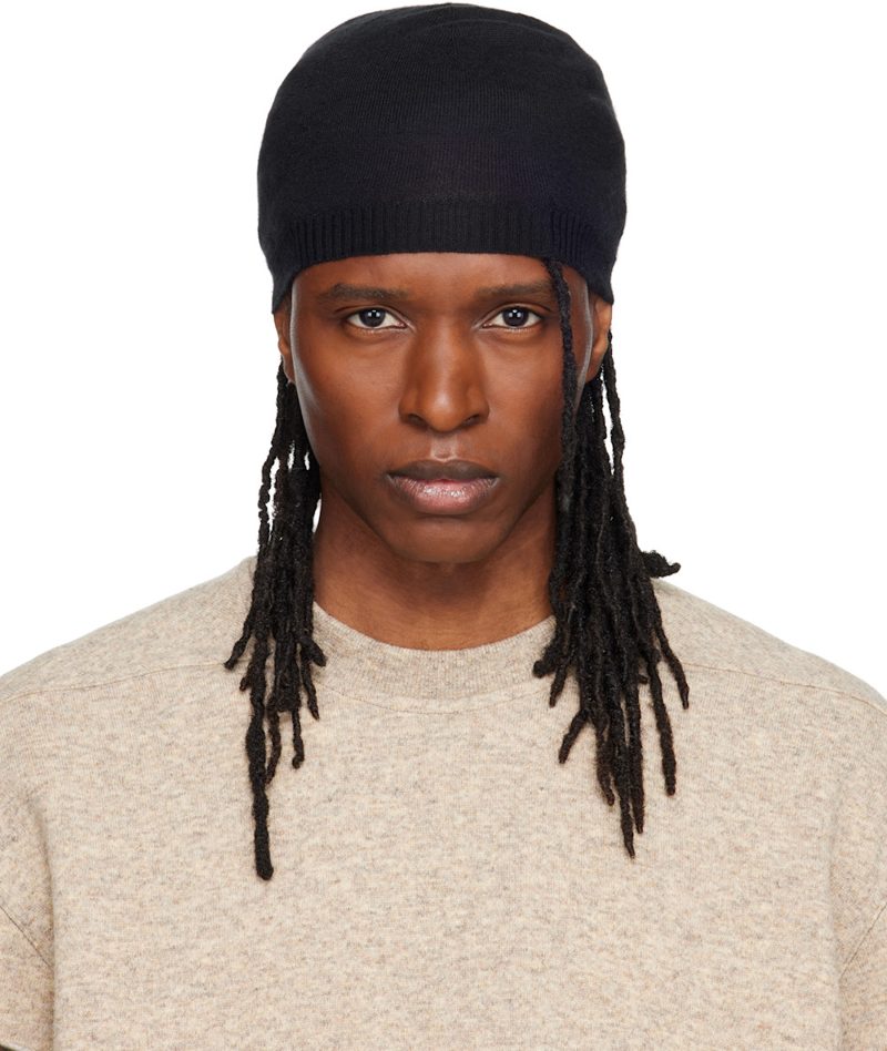 Black Tower Medium Beanie 262232M138016