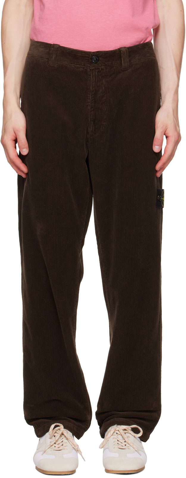 Brown 3100059 Organic Cotton Corduroy 800 Trousers 262828M191000