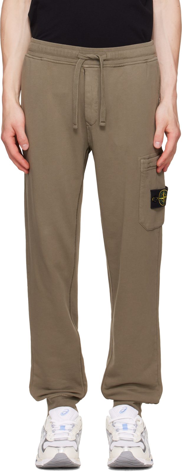 Khaki 6200010 Organic Cotton Fleece Sweatpants 262828M190005