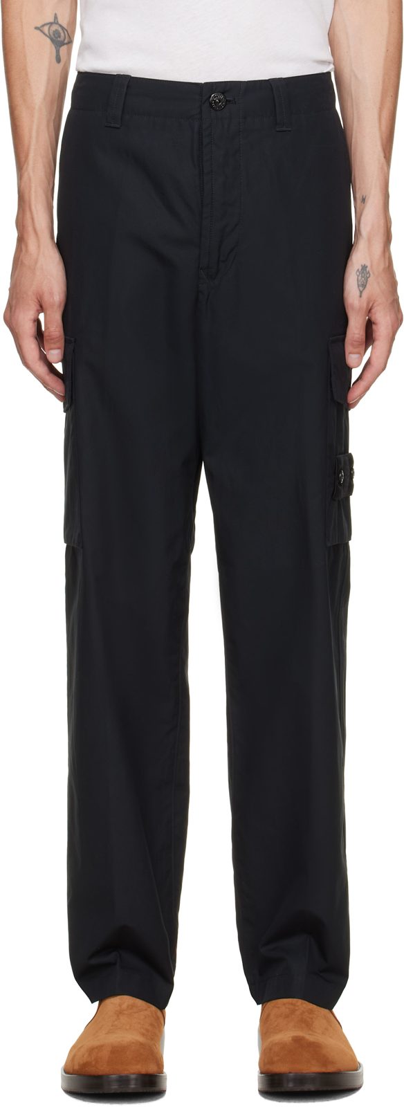 Black 3100021 All-Weather Cotton Canvas_S.I. Ghost Cargo Pants 262828M188008