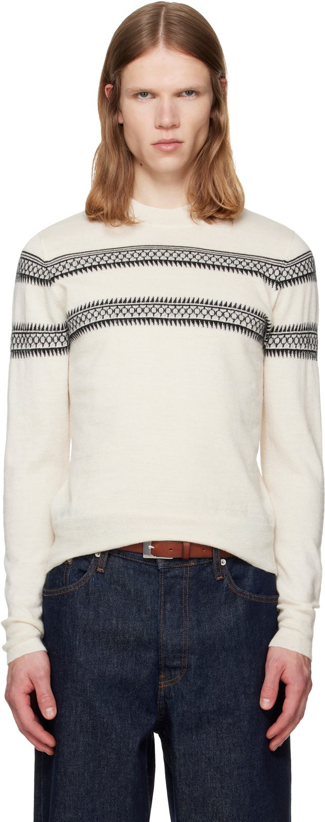 오프화이트 Crewneck Sweater 262358M201026