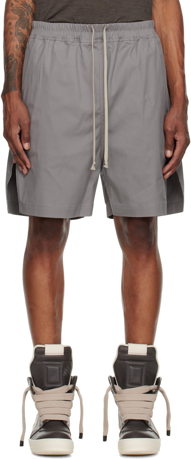 Gray Tower Boxers Shorts 262232M193050