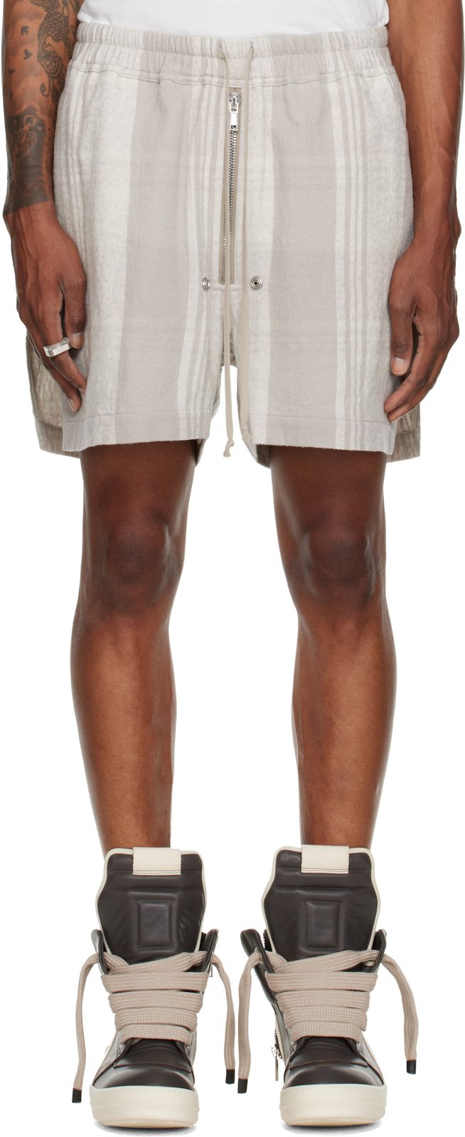 Gray Tower Bela Boxers Shorts 262232M193058