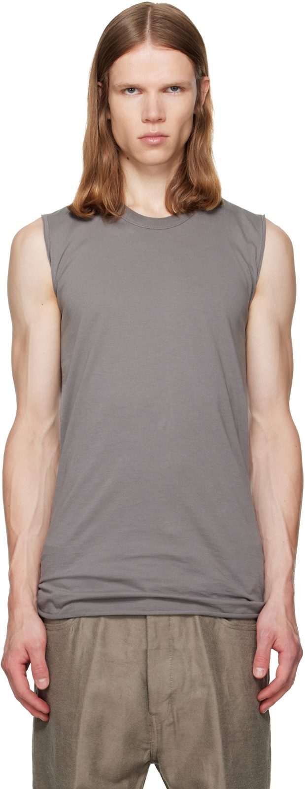 Gray Tower Basic SL Tank Top 262232M214008