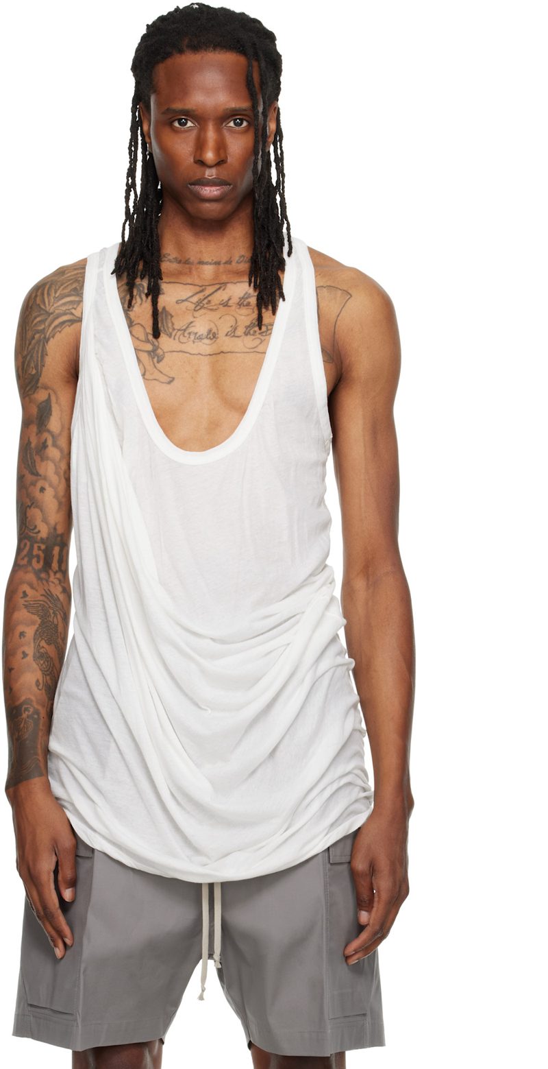 오프화이트 Tower Draped Pony Tank Top 262232M214005