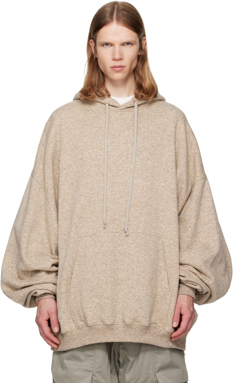 Beige Tower Hun Hoodie 262232M202020