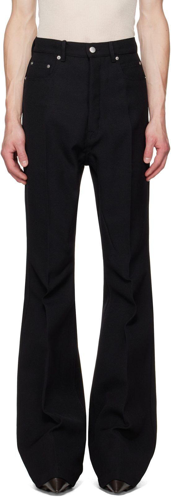 Black Tower Bolan Bootcut Trousers 262232M191015