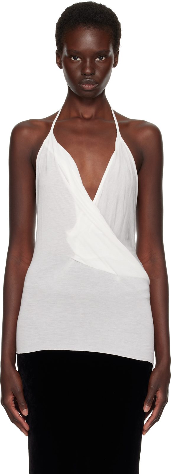 오프화이트 Tower Draped Top 262232F111013
