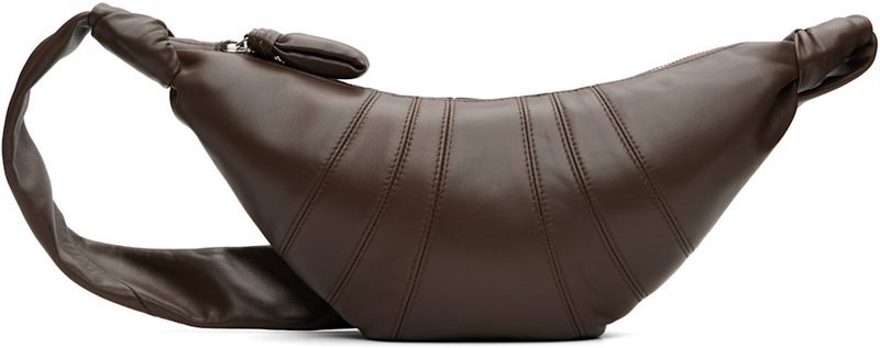 Brown Small Croissant Bag 262646M170015
