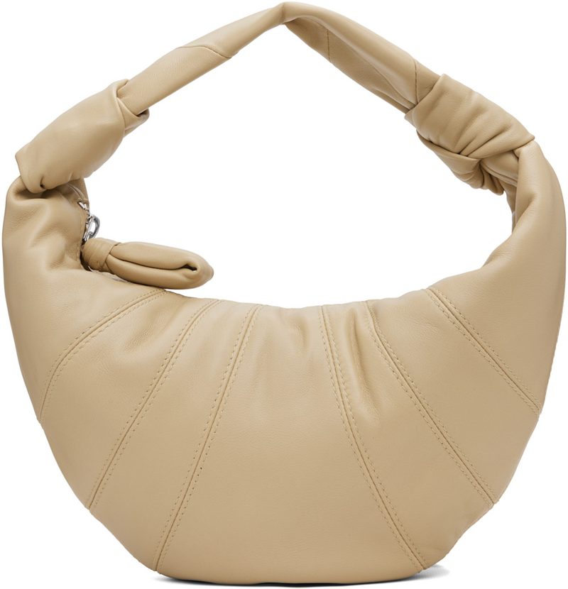 Beige Mini Fortune Croissant Bag 262646F048003