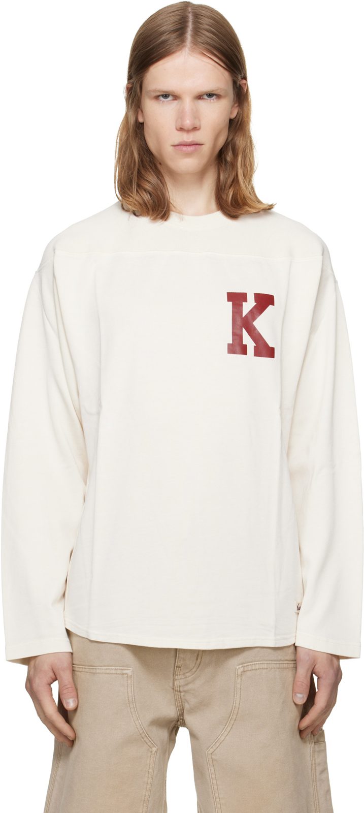 겐조 Paris Varsity Long Sleeve T-shirt 262387M213020