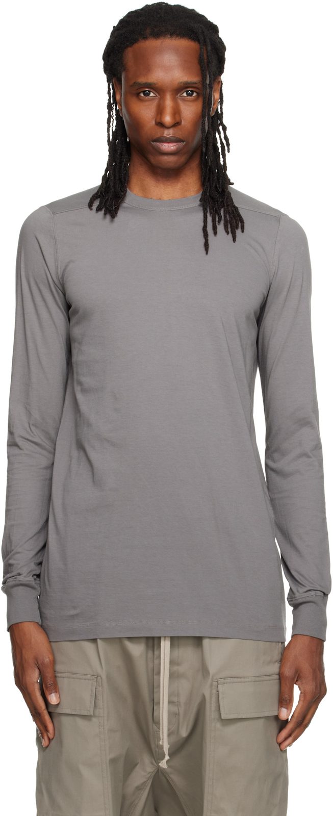 Gray Tower Level LS T-shirt 262232M213035