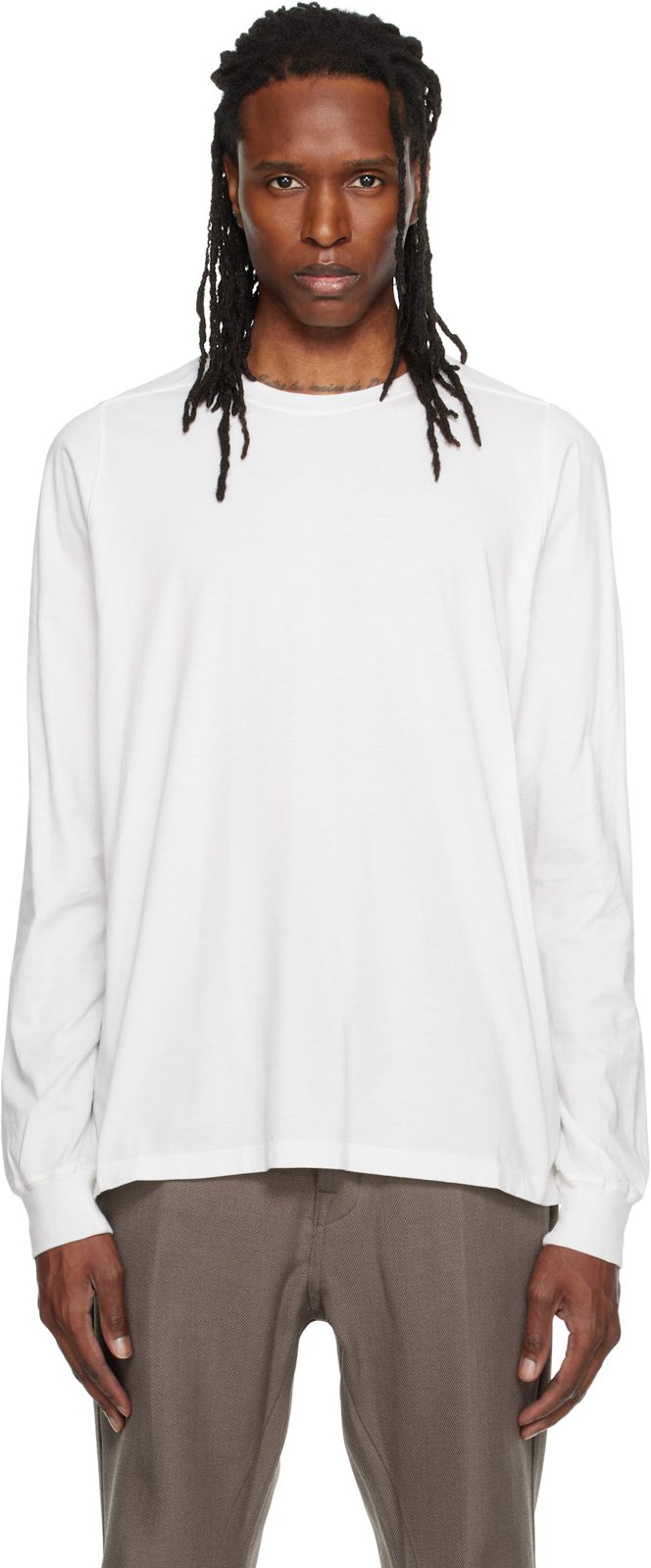 오프화이트 Tower Short Crewneck LS T-shirt 262232M213105