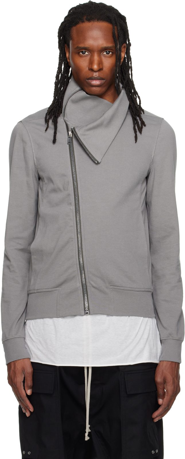 Gray Tower Bauhaus Jogger Track Jacket 262232M202029