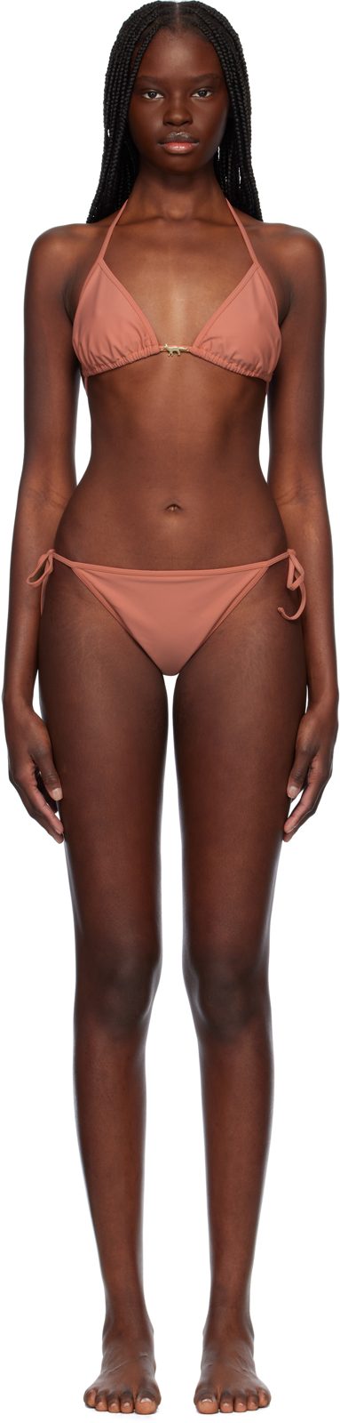 Maison Kitsune Pink Baby Fox Bikini 251389F105001