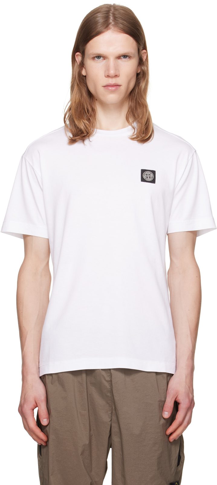 White 2100027 60/2 Cotton Jersey T-shirt 262828M213017