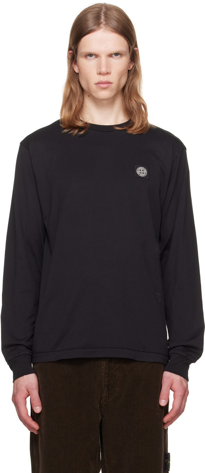 Black 2100007 Organic Cotton Jersey T-shirt 262828M213002