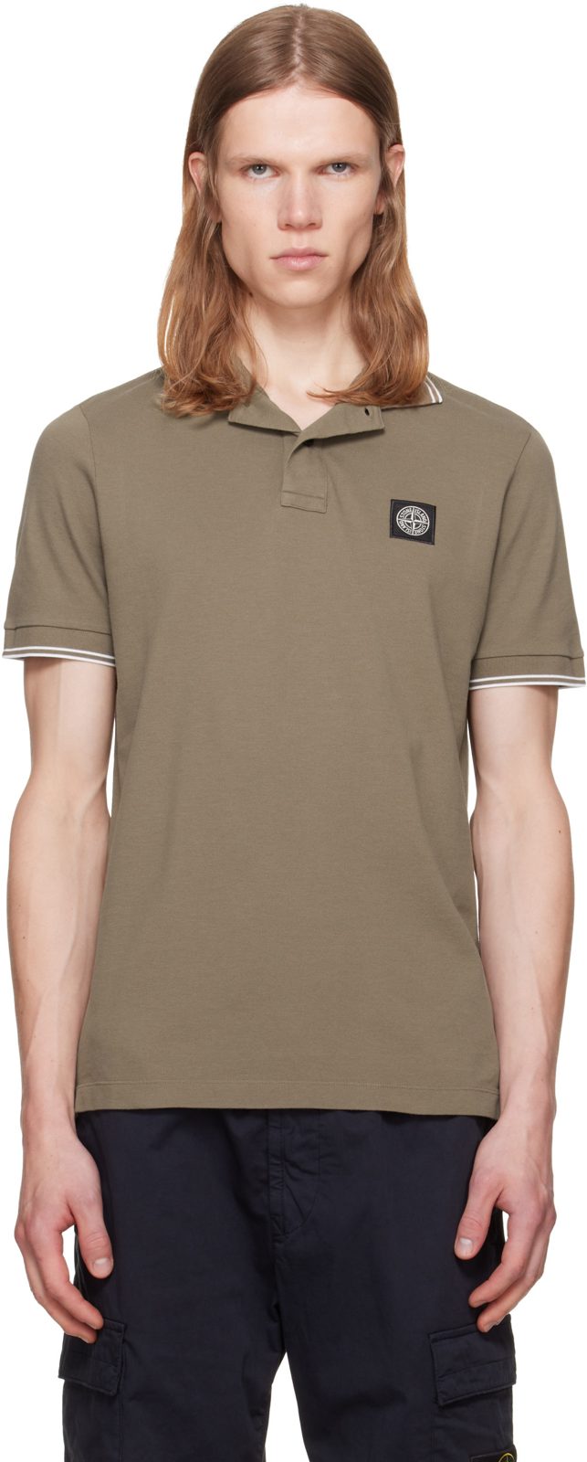 Khaki 2200010 Organic Cotton Pique Polo 262828M212028