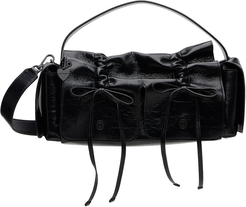 Black Multipocket Shoulder Bag 262129F048009
