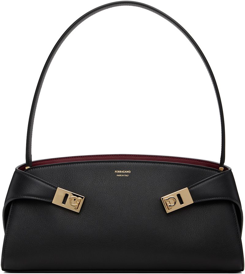 Black Hug East-West Shoulder Bag 262270F048003