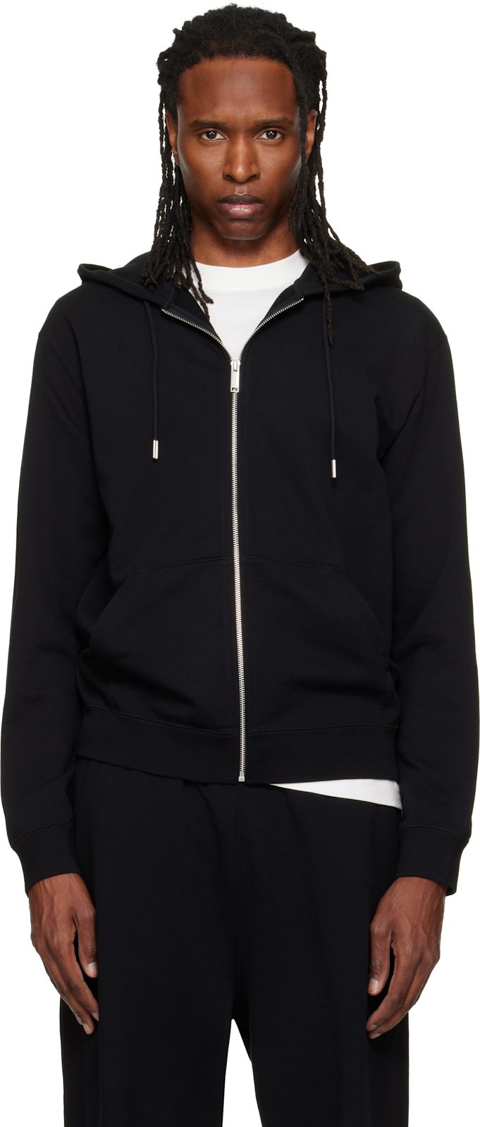 Black Loon Full Zip Hoodie 262014M202003