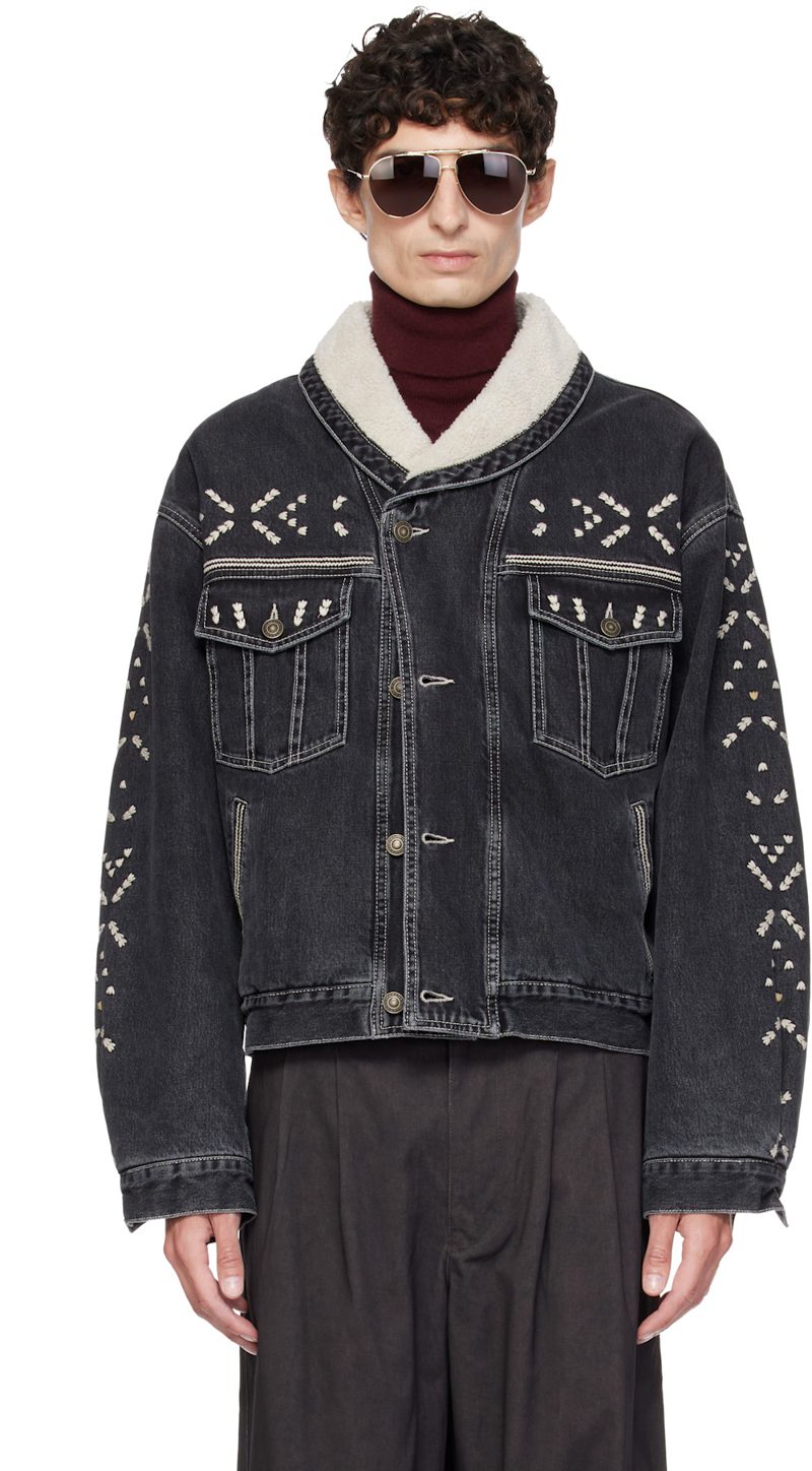 Back Jackson Denim Jacket 262600M177000