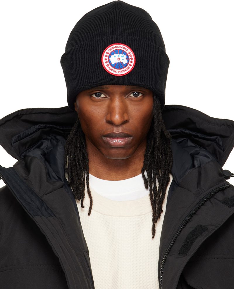 Black Arctic Beanie 262014M138004
