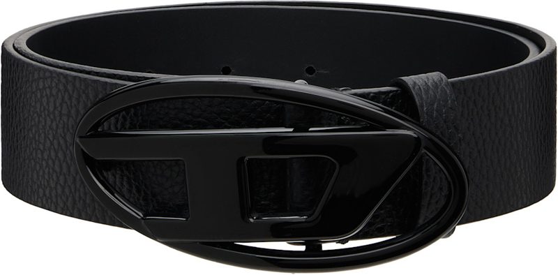 Black 4cm Leather Belt 262001M131024